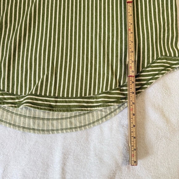 Anthropology Pilco Wharfside Hooded Sweatshirt Green Motif Size 2X - Picture 7 of 12